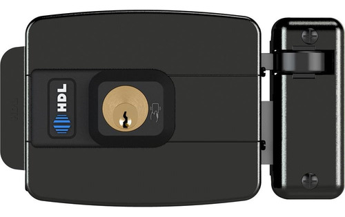 Fechadura Hdl C 90 Rfid Tag Preta Abre Fora Cor Preto