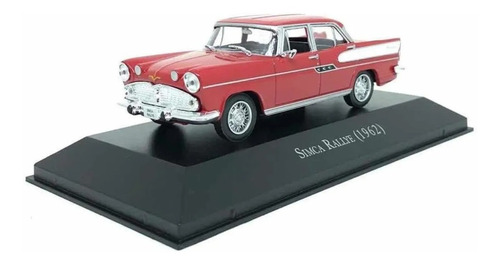 Miniatura De Simca Rallye 1962 Vermelho 1:43 Ixo