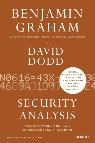 Libro Security Analysis - Benjamin Graham
