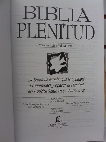 Imagen 6 de 9 de Biblia De Estudio Plenitud Reina - Valera 1960 Rústica