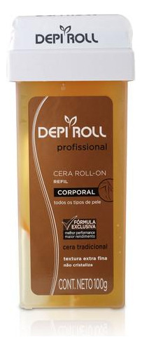 Cera Depilatoria Corporal Depi Roll En Roll On 100g