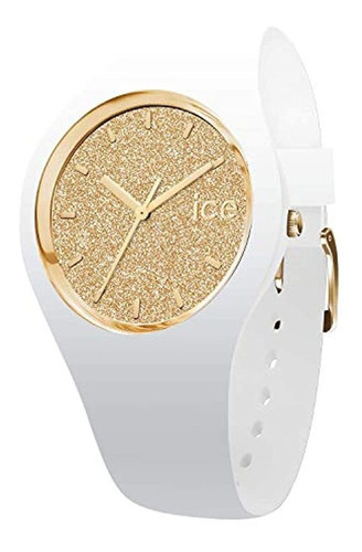 Ice-watch - Ice Glitter White Gold - Women's Wristwatch With