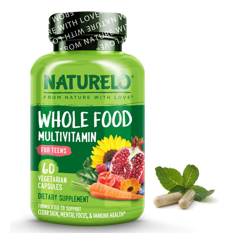 Suplemento Naturelo Whole Food Multivitamínico Para Adolesce