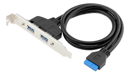 Js Cable De Placa Base De 5 Gbps Y 20 Pines A Doble Usb 3.0