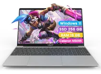 Comprar notebook 15.6in Notebook Intel Celeron N5095 16g Ram 256g Ssd Color Plateado