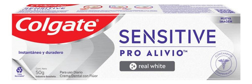 Pasta Dental Colgate Sensitive Pro-alivio Real White 50g