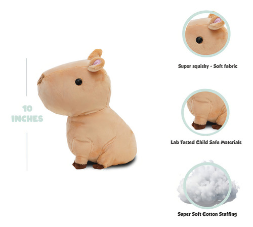 Peluche Capybara Avocatt - Múltiple