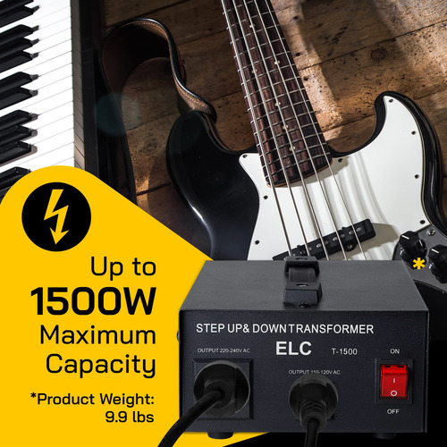 Transformador Convertidor De Voltaje Elc Serie T 1500w 110-2