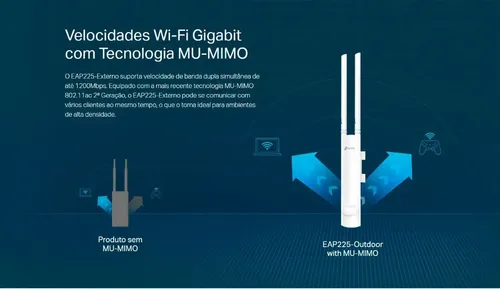 Access Point Roteador Tp-link Eap225-outdoor Omada Ac1200