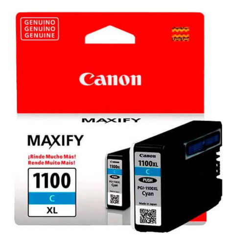 Cartucho De Tinta Canon Pgi-1100xl 12 Ml Cyan