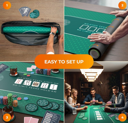 Tapete De Póquer Juego En Casa Casino