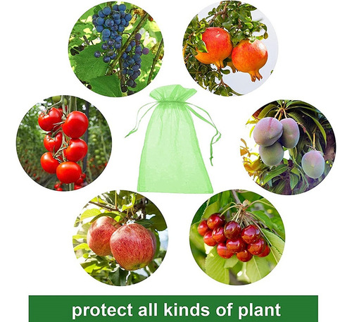 G Protector De Uva Con Cordón, Bolsa De Malla For Frutas,