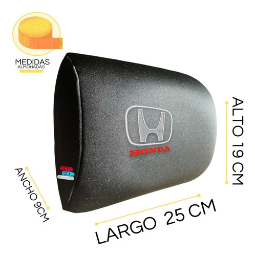 Par De Cojines Almohadillas Logo Honda Civic Coupe 2019 Plateado
