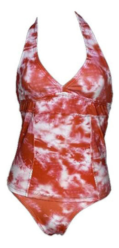 Tankini Rojo Gl-20 Color Rojo