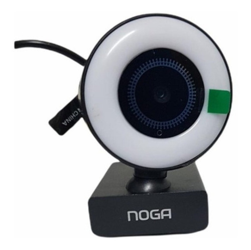 Camara Web Webcam Para Pc Full Hd 1080 Luz Led Tripode Noga