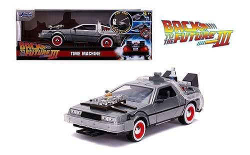 Back To The Future Iii Time Machine 1:24 Con Luz