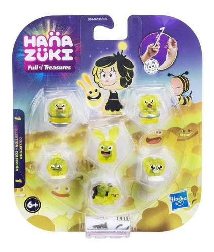 Kit 6 Tesouros Humor Amarelo Feliz Hanazuki - Hasbro