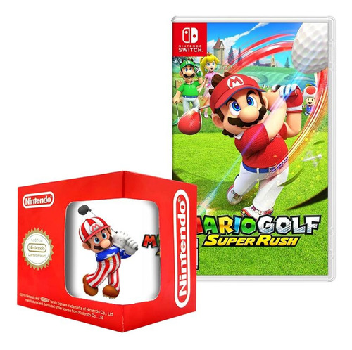 Mario Golf Super Rush Nintendo Switch Y Taza 3