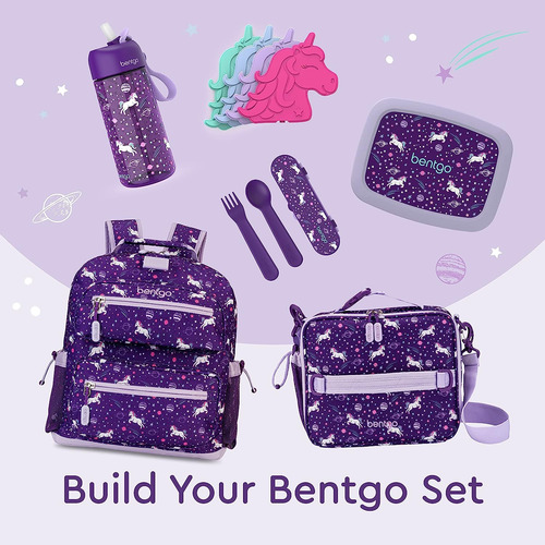Bentgo Kids Imprime Unicornios A Prueba De Fugas