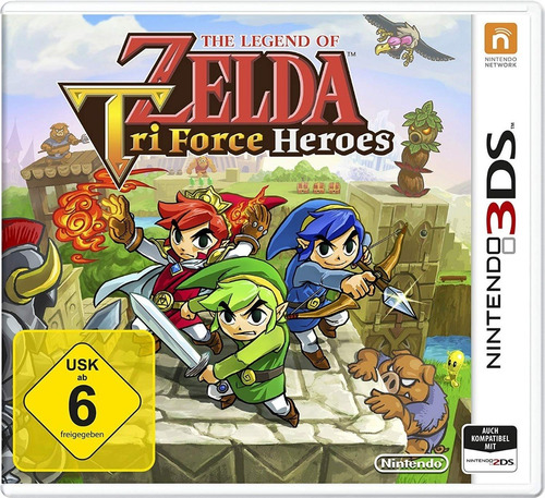 The Legend Of Zelda Tri Force Heroes 3ds