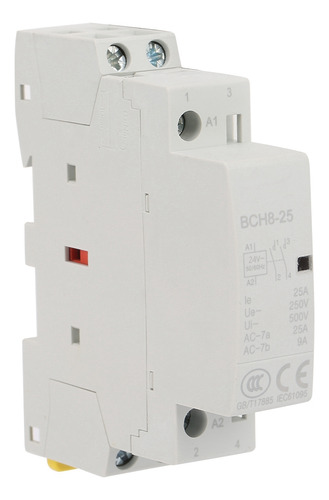Contactor Ac, 2 Polos, 25 A, 24 V, 1 No, 1 Nc, 50/60 Hz, Car