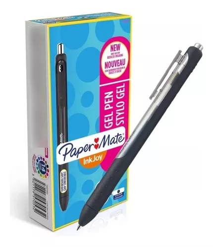 Bolígrafos, Micropuntas de Tinta Gel de Colores, Retráctiles, Punta Media  de 0.7 mm, Paper Mate Inkjoy Gel - Librería IRBE Bolivia