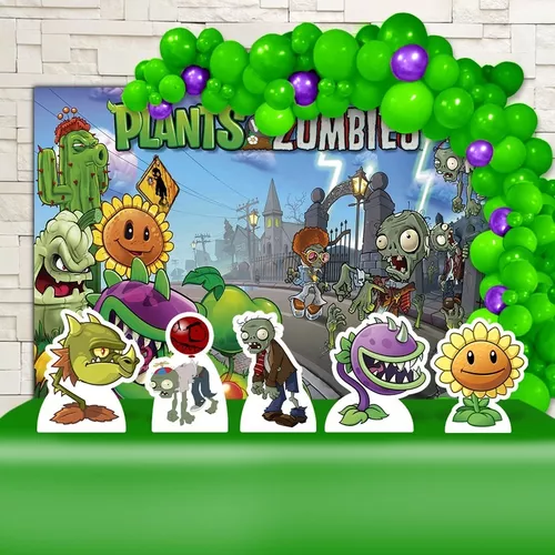 Planta carnívora:  Decoração zumbi, Plantas vs zumbis, Desenhos zumbis