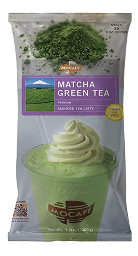 4 Paquetes Matcha Green Tea Mocafe 1.360 Kg C/u