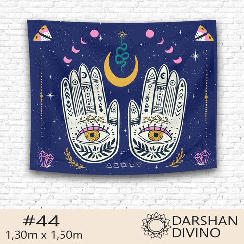 Imagen 10 de 10 de Tapiz Lona Tarot Astrologia Zodiaco Luna Unicos! 1.30x1.50m