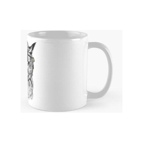 Taza Búho Con Lentes Calidad Premium