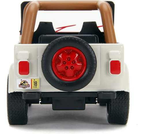 Jada Toys Jurassic World 1:32 Jeep Wrangler Cast Cast, Jugue