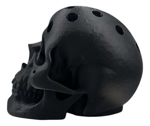 Porta Plumas Lápices Calavera Cráneo Impresión 3d