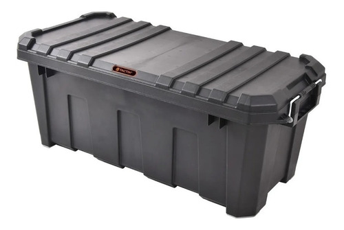 Caja De Herramientas Baúl 80x38x33 Cm Tactix 60 Litros Color Negro