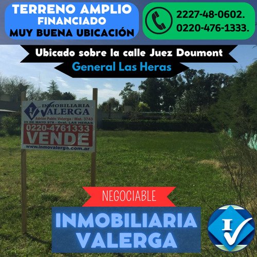 Venta De Hermoso Lote Ubicado En General Las Heras.