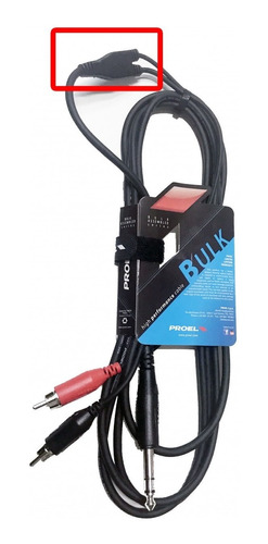 Proel Bulk550lu3 Cable Y Rca A Plug Estéreo 3 Metros