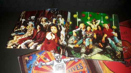 Cd Japonês Aerosmith Nine Lives + Box Of Fire Bonus Disc (Usado)