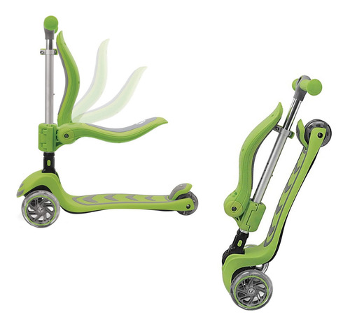 Scooter Infantil 2 En 1 Go Fun Verde