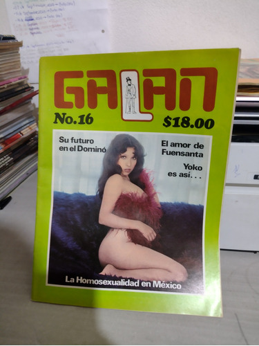 Revista Galán Yoko La Muñequita De Cristal 16 Noviembre 1977