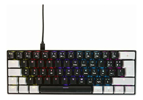 Ocelot Gaming Teclado Mecánico 60% Techno Black 60-oc.