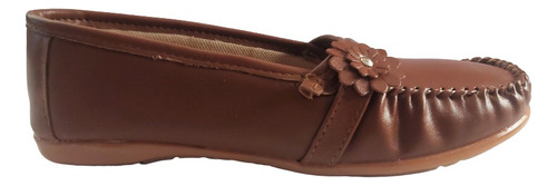 Zapato Flat De Mujer Modelo España Camel Rimoldi