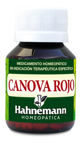 Canova Rojo Hahnemann - En Oferta