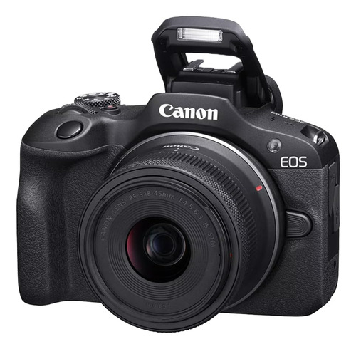 Câmera Sem Espelho Canon Eos R100 Com Rf-s 18-45mm F4.5-6.3