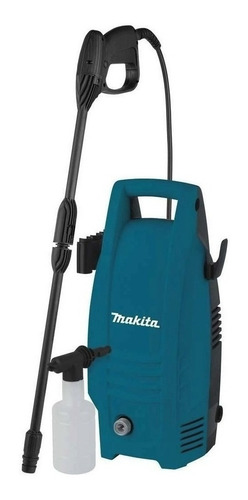 Hidrolavadora Eléctrica Makita Hw101 + Silla Y Accesorio Turquesa