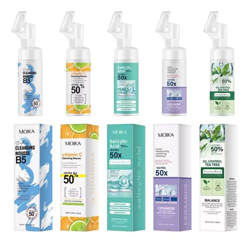 Espuma Limpiadora Facial Skincare - Kit 5 Piezas