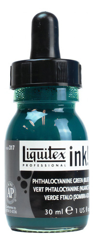 Tinta Acrílica Liquida Ink 30ml Phthalo Green Blue Shade 317
