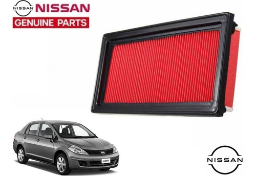 Filtro Aire De Motor Nissan Tiida 2012 Original