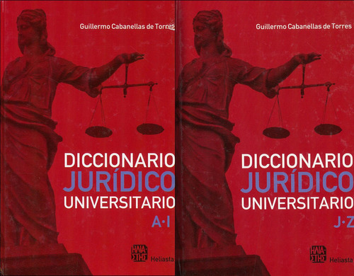 Diccionario Jurídico Universitario. 2 Tomos