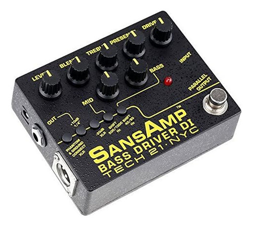 Tech 21 Sansamp Bass Driver Di V2 Bundle Con 3 Cables De Par