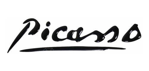 Emblema Resinado Citroen Picasso Preto Res9 Fk