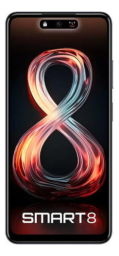 Infinix Smart 8 Pro Dual SIM 256 GB preto 8 GB RAM - Aceitável (Recondicionado)